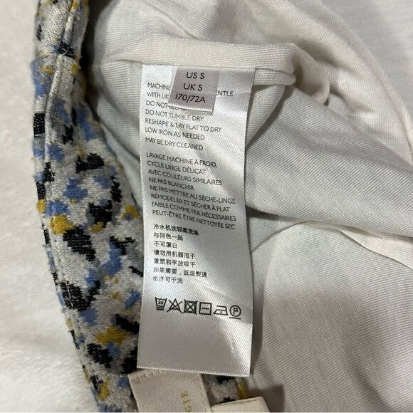 Anthropologie Maeve Jacquard Leopard Print Skirt Size Small - Picture 9 of 12